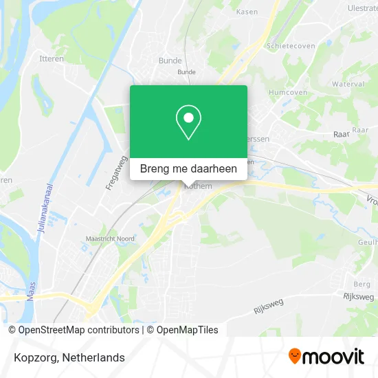 Kopzorg kaart