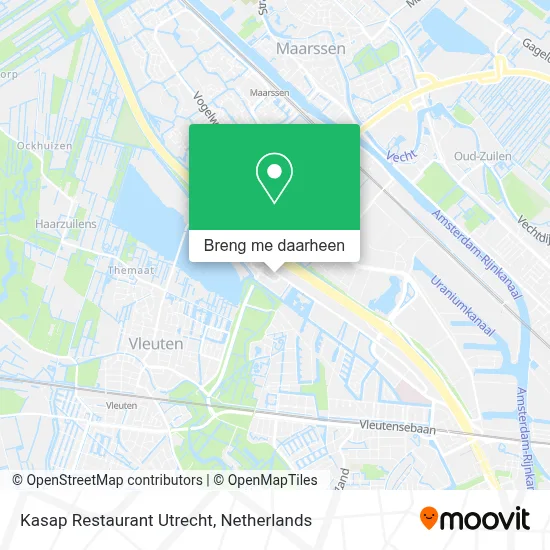 Kasap Restaurant Utrecht kaart