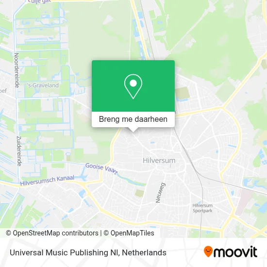 Universal Music Publishing Nl kaart