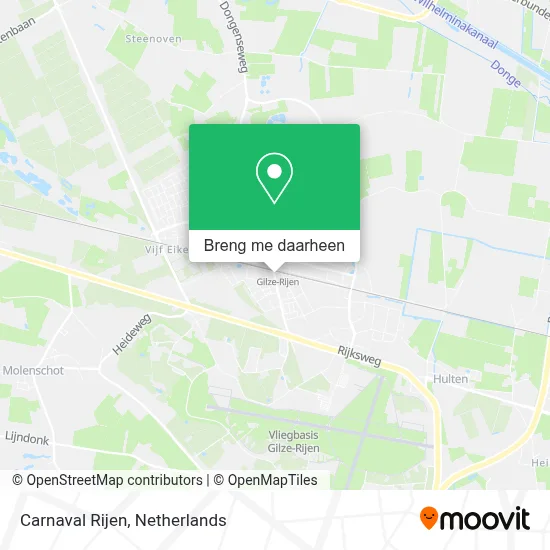 Carnaval Rijen kaart