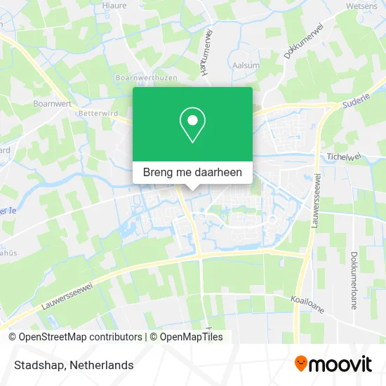 Stadshap kaart