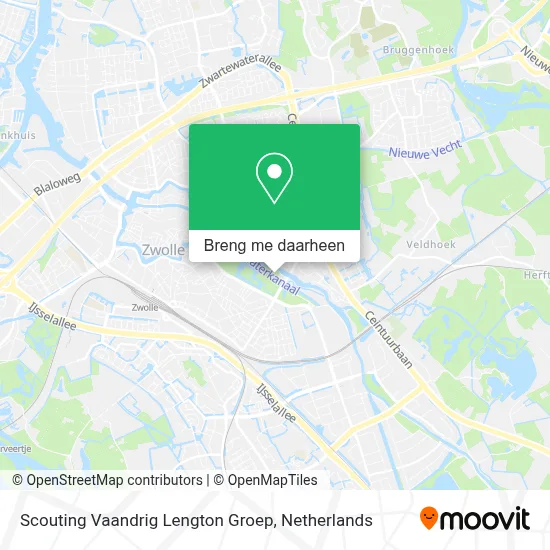 Scouting Vaandrig Lengton Groep kaart