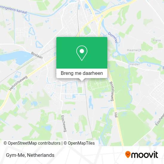 Gym-Me kaart