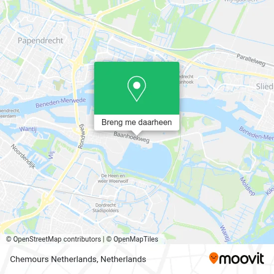 Chemours Netherlands kaart