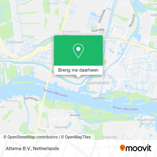 Attema B.V. kaart