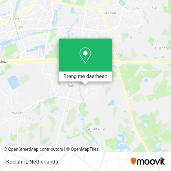 Koelshirt kaart