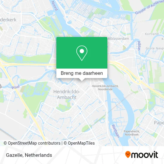Gazelle kaart