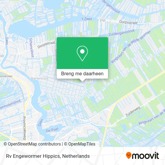 Rv Engewormer Hippics kaart