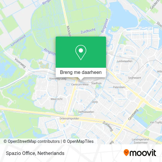 Spazio Office kaart