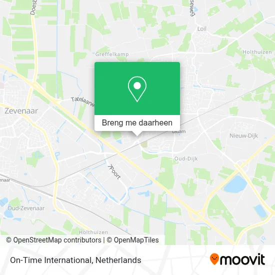 On-Time International kaart
