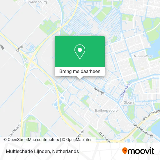 Multischade Lijnden kaart