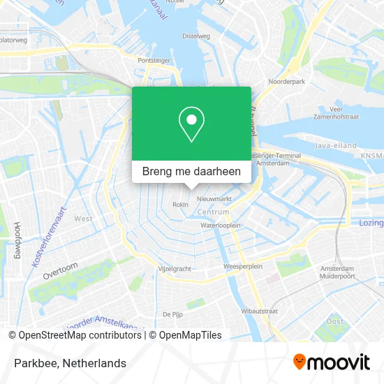 Parkbee kaart