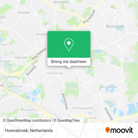 Hoensbroek kaart