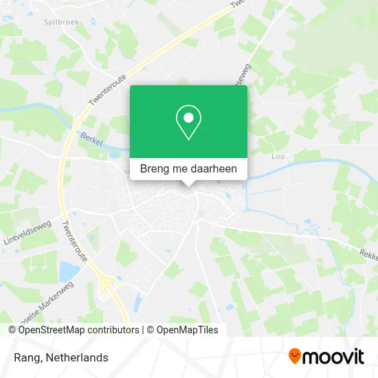 Rang kaart