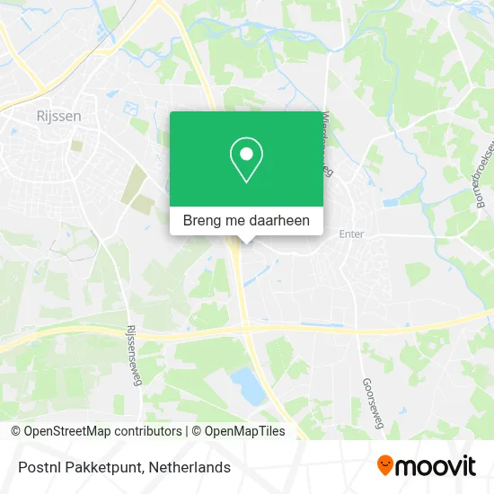 Postnl Pakketpunt kaart