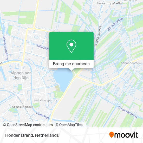Hondenstrand kaart