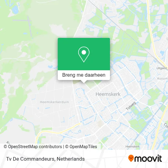 Tv De Commandeurs kaart