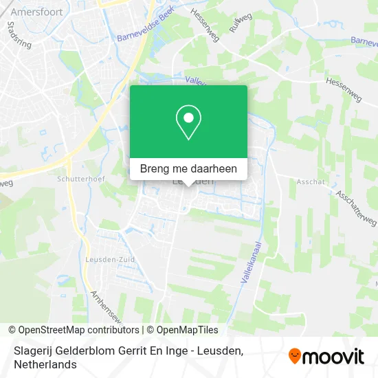 Slagerij Gelderblom Gerrit En Inge - Leusden kaart