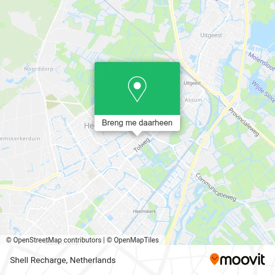 Shell Recharge kaart