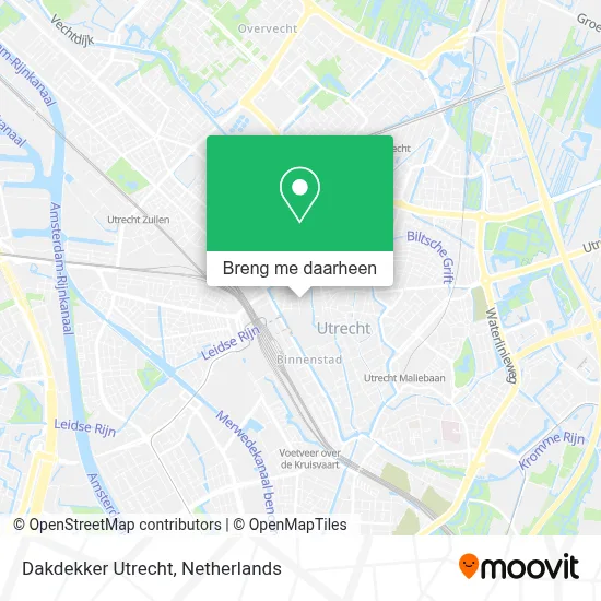 Dakdekker Utrecht kaart