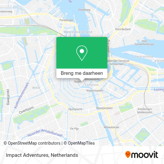 Impact Adventures kaart