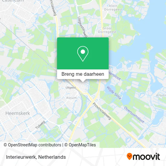 Interieurwerk kaart