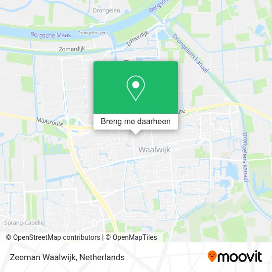 Zeeman Waalwijk kaart