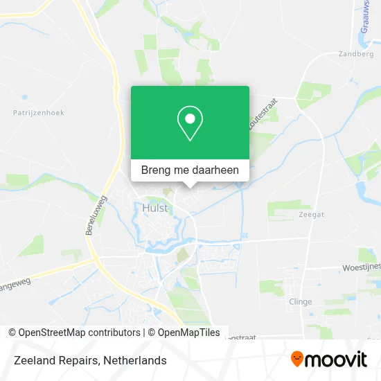 Zeeland Repairs kaart