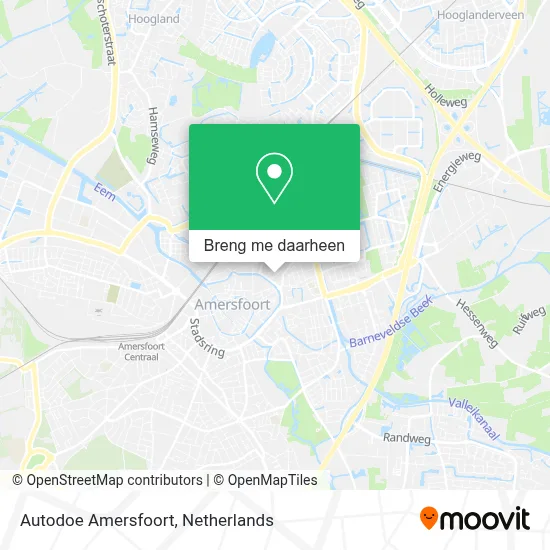 Autodoe Amersfoort kaart