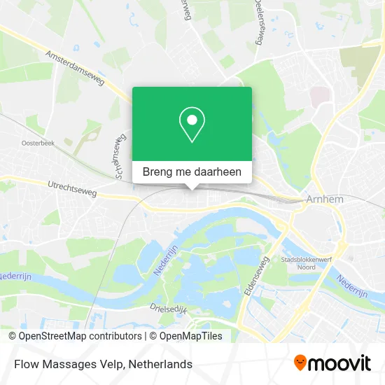 Flow Massages Velp kaart