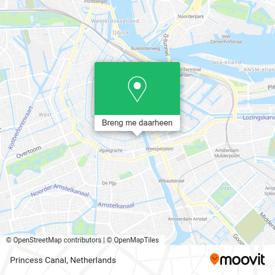 Princess Canal kaart