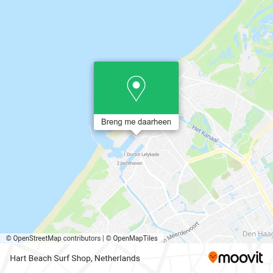 Hart Beach Surf Shop kaart
