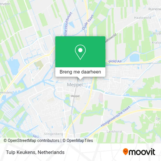 Tulp Keukens kaart