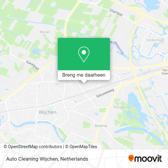 Auto Cleaning Wijchen kaart