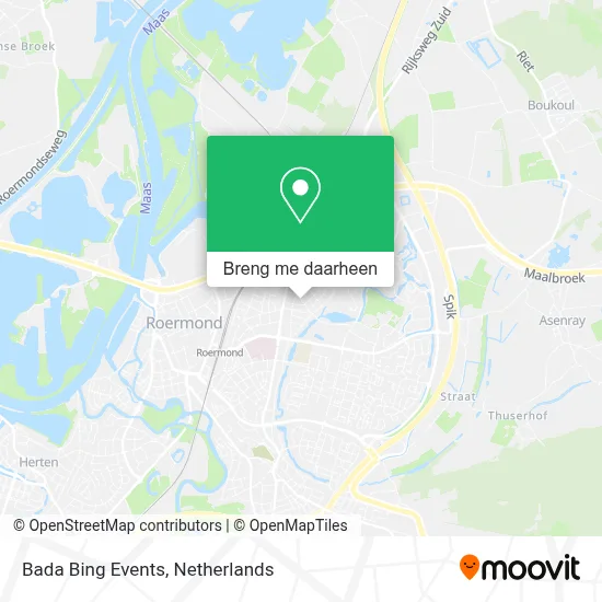 Bada Bing Events kaart