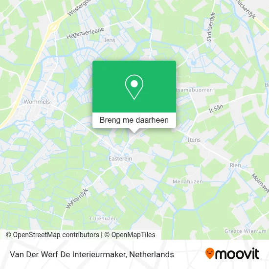 Van Der Werf De Interieurmaker kaart