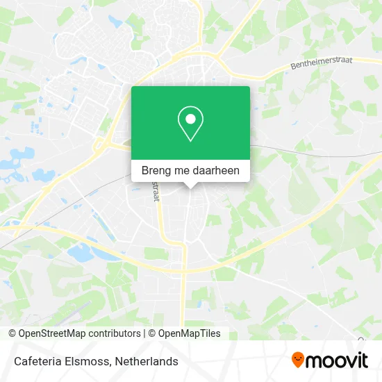 Cafeteria Elsmoss kaart