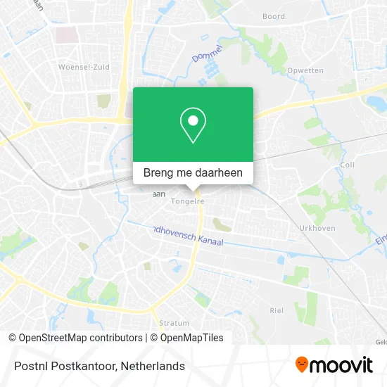 Postnl Postkantoor kaart