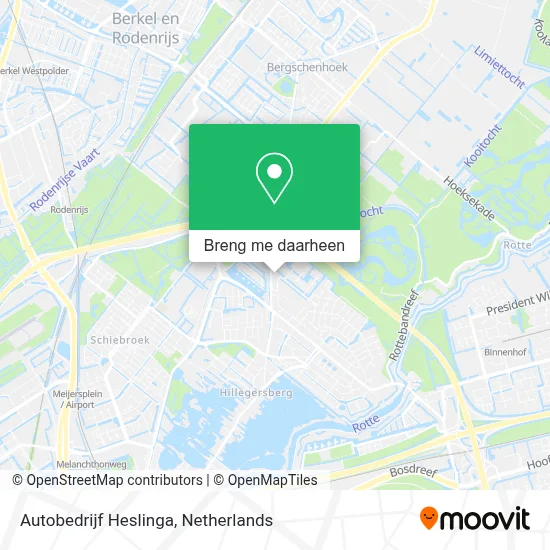 Autobedrijf Heslinga kaart