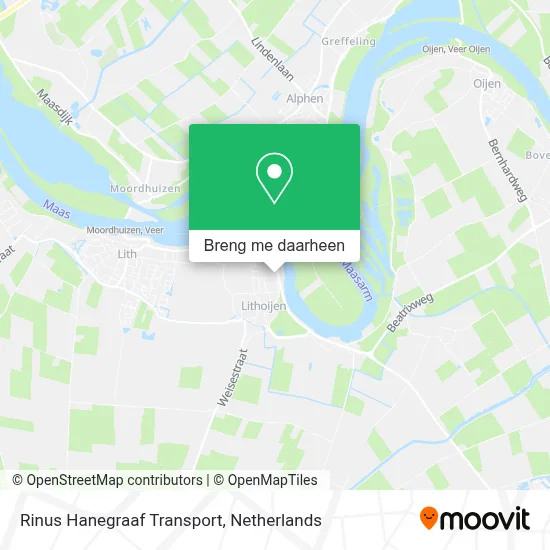 Rinus Hanegraaf Transport kaart