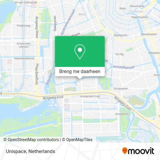 Unispace kaart