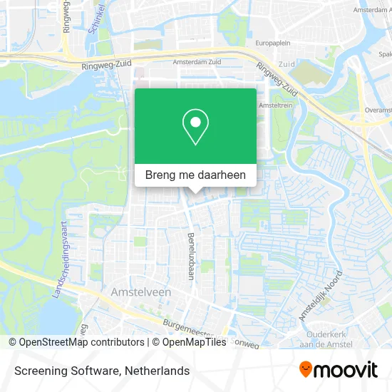 Screening Software kaart