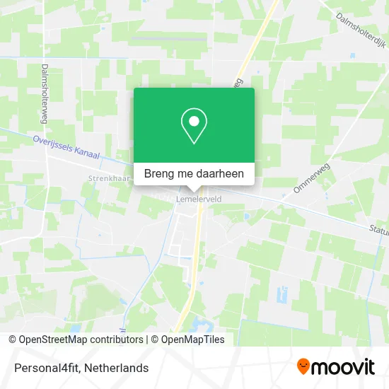 Personal4fit kaart