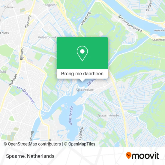 Spaarne kaart