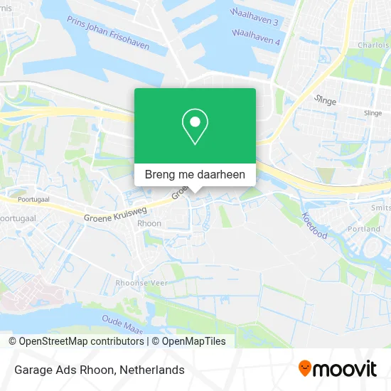 Garage Ads Rhoon kaart