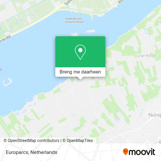 Europarcs kaart