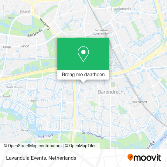 Lavandula Events kaart
