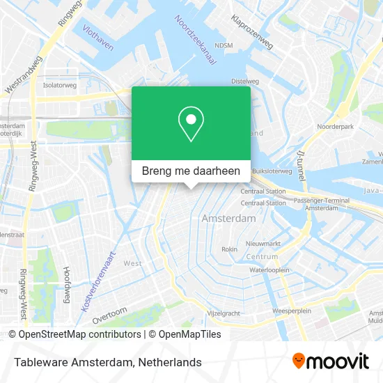 Tableware Amsterdam kaart