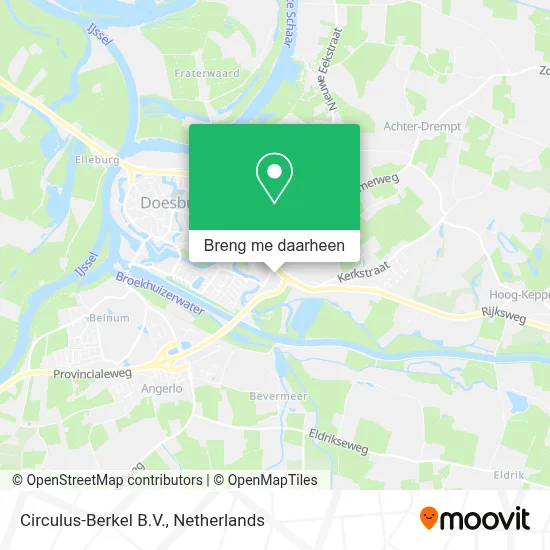 Circulus-Berkel B.V. kaart
