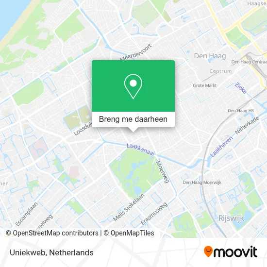 Uniekweb kaart